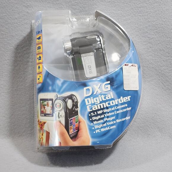 DXG 506V 5.1MP Digital Camera Video Camcorder Music Player Voice Recorder WebCam - Picture 1 of 5